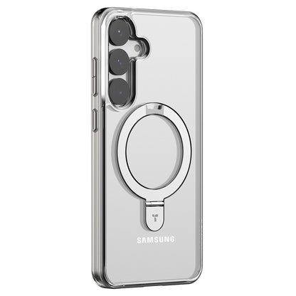 Custodia MagSafe per Samsung Galaxy S25+ S936, Torras, Ostand, Trasparente