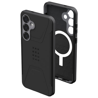 Custodia MagSafe per Samsung Galaxy S25+ S936, Urban Armor Gear, Civilian Pro, Nera
