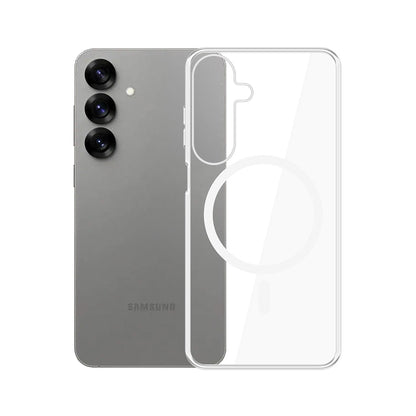 Custodia MagSafe per Samsung Galaxy S25 S931, 3MK, Clear MagCase, Trasparente