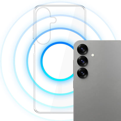 Custodia MagSafe per Samsung Galaxy S25 S931, 3MK, Clear MagCase, Trasparente
