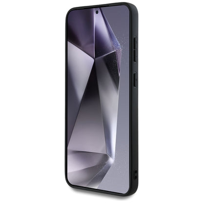 MagSafe Hülle für Samsung Galaxy S25 S931, Guess, 4G Circle Classic Logo, Braun