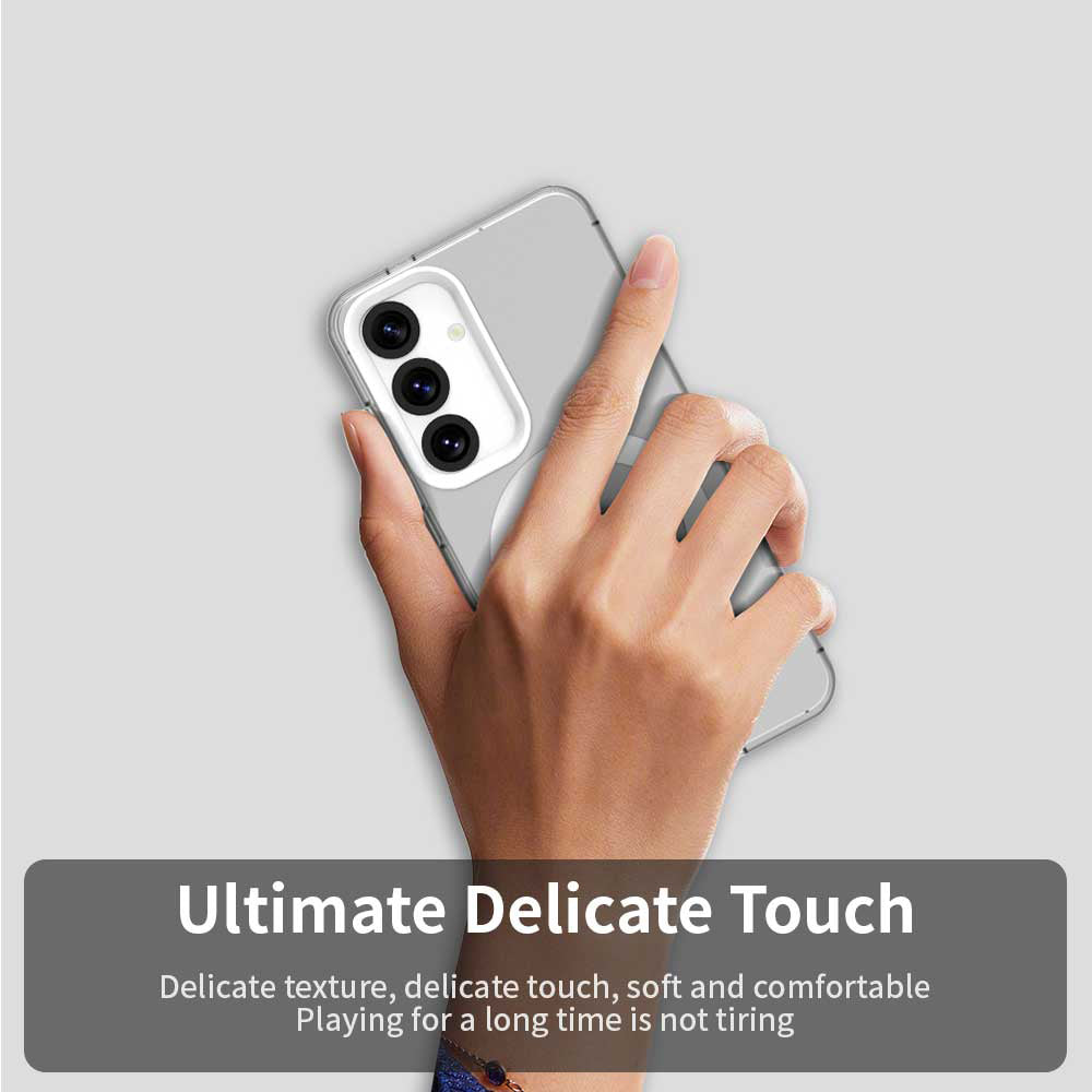 MagSafe-Hülle für Samsung Galaxy S25 S931 / S24 S921, Techsuit, CandyCase, Weiß