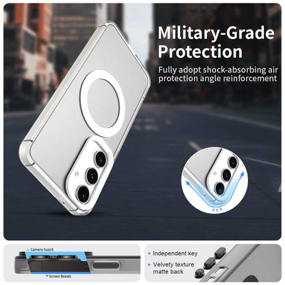 MagSafe-Hülle für Samsung Galaxy S25 S931 / S24 S921, Techsuit, CandyCase, Weiß
