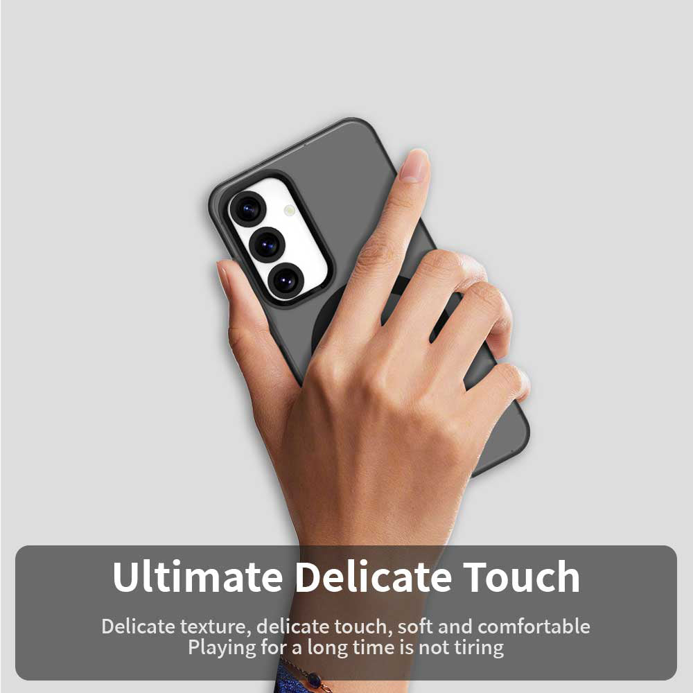 Custodia MagSafe per Samsung Galaxy S25 S931 / S24 S921, Techsuit, CandyCase, Nera