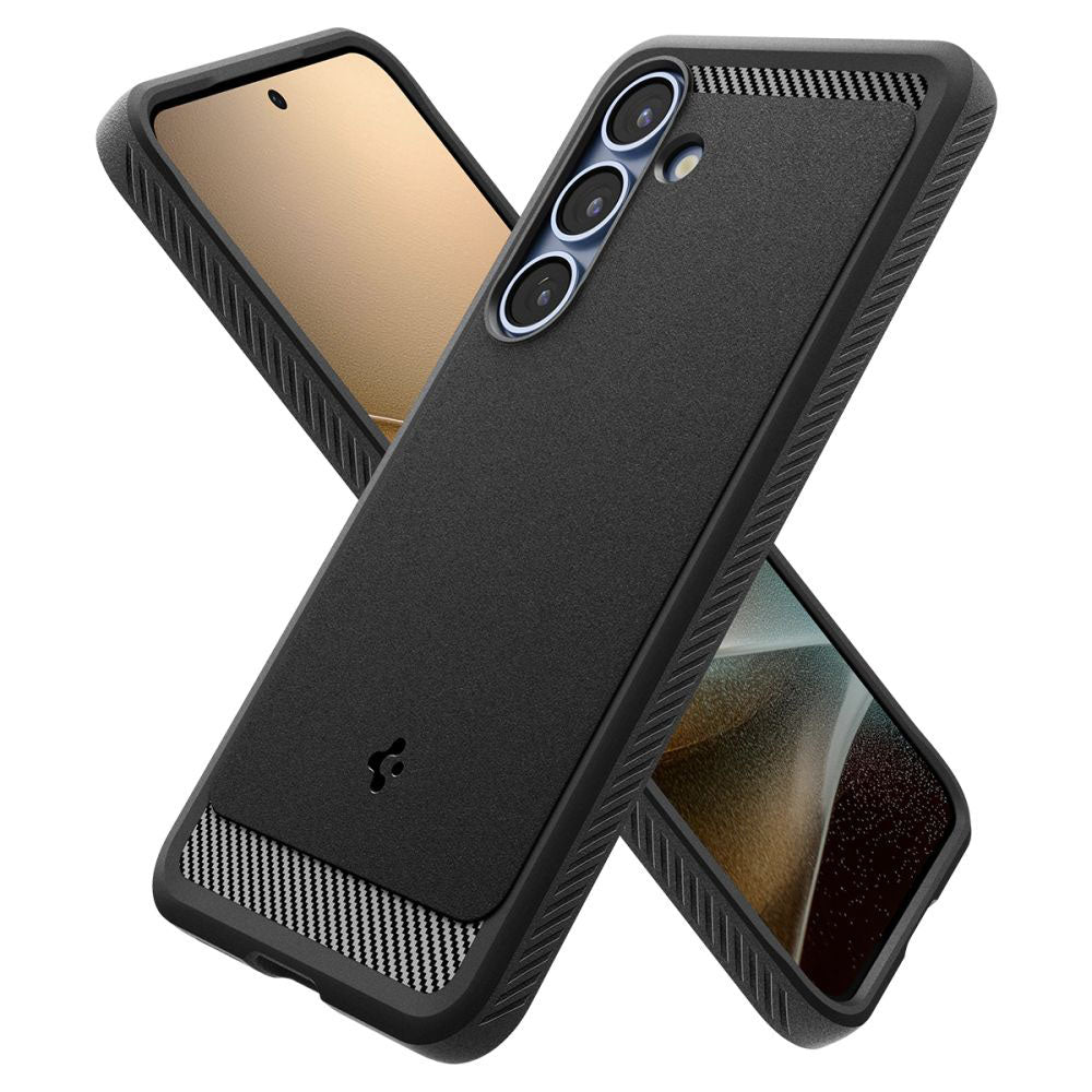 Coque MagSafe pour Samsung Galaxy S25 S931, Spigen, Rugged Armor, Noir Mat ACS08998