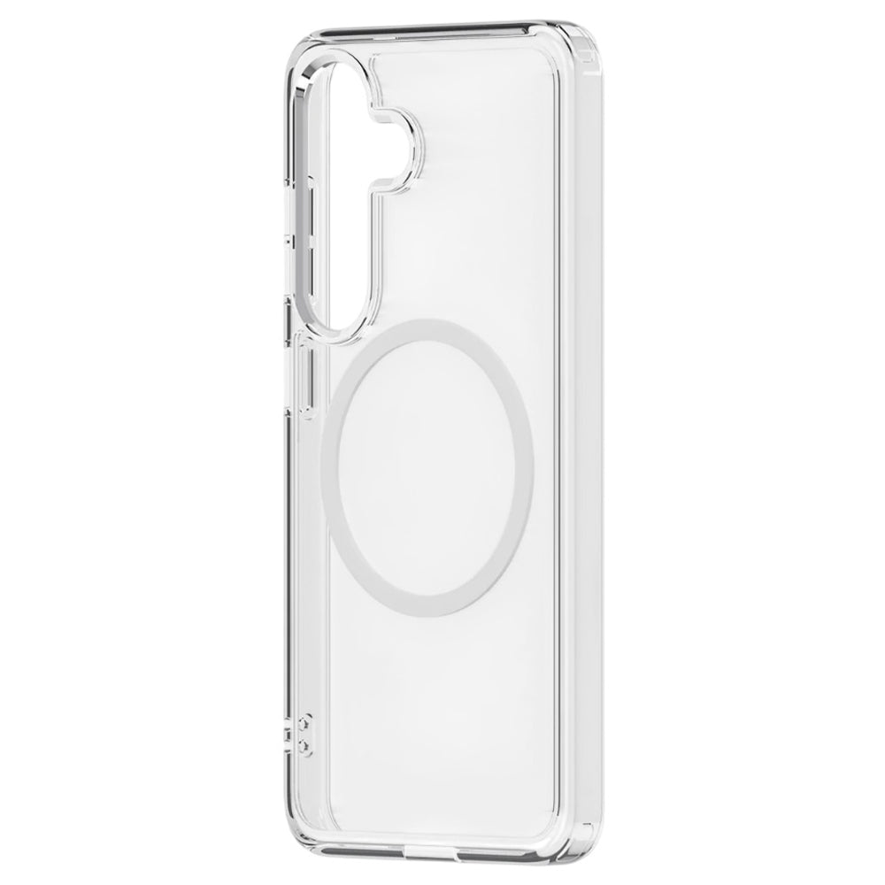 Coque MagSafe pour Samsung Galaxy S25 S931, UNIQ, LifePro Xtreme MagClick, Transparente