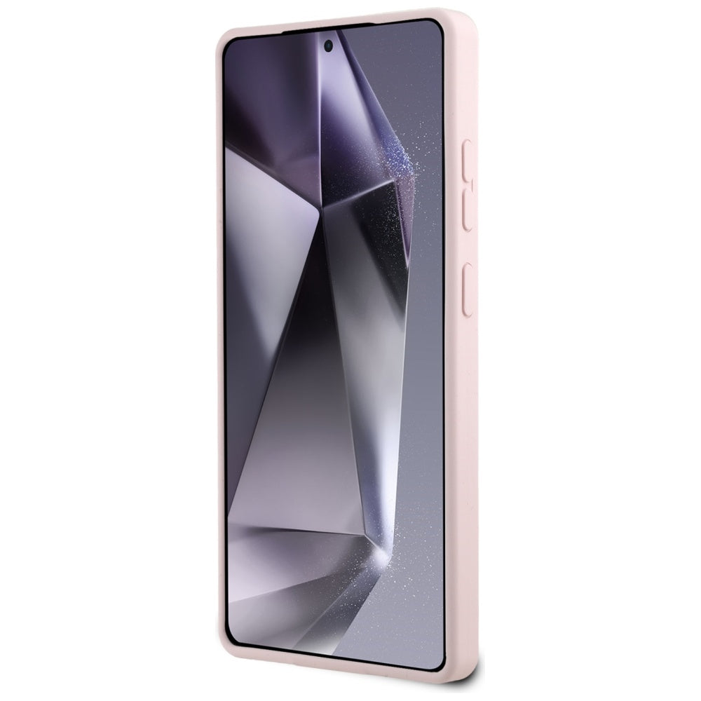 Custodia MagSafe per Samsung Galaxy S25 Ultra S938, Karl Lagerfeld, Silicone Double Heads, Rosa