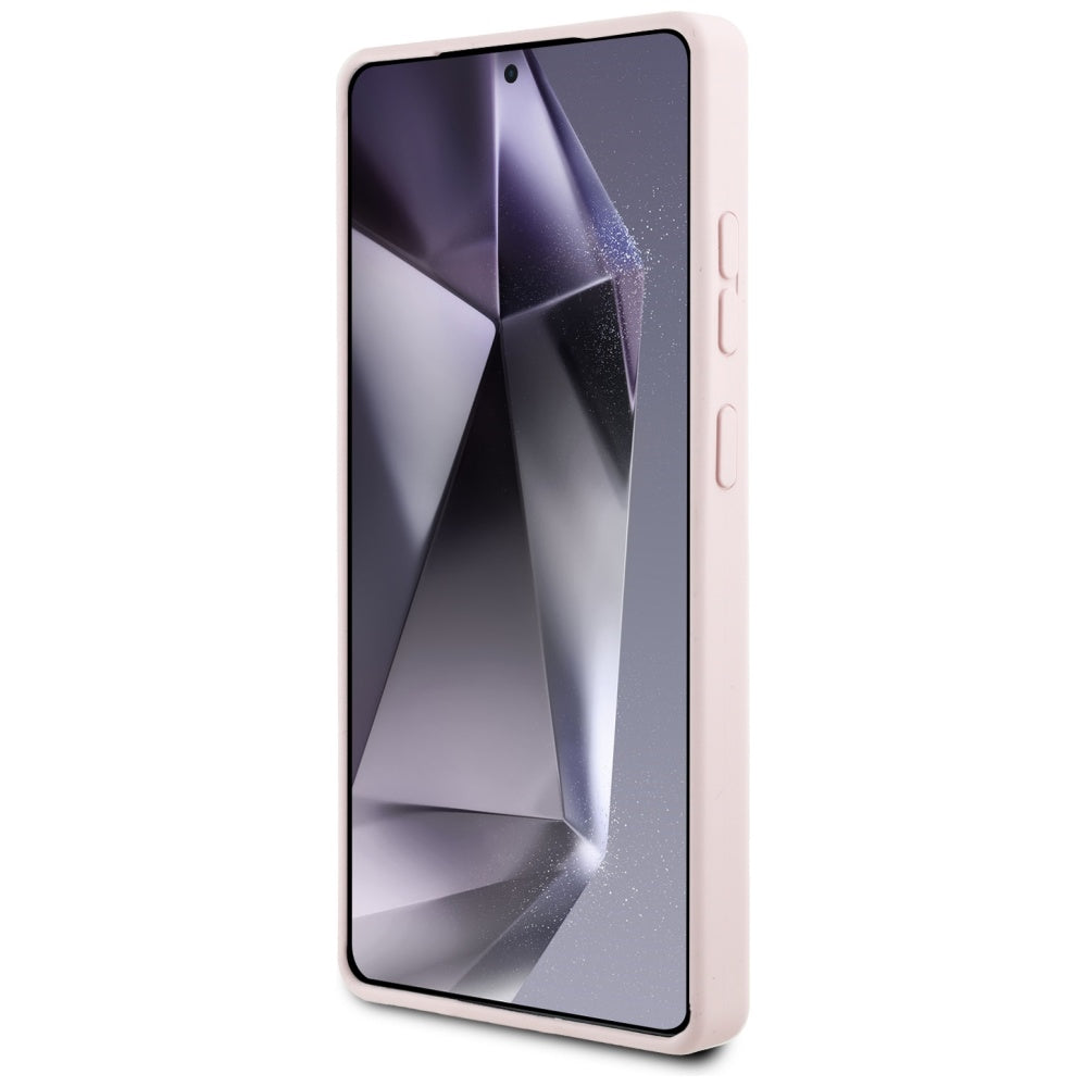 MagSafe Hülle für Samsung Galaxy S25 Ultra S938, Karl Lagerfeld, Silikon Graffiti, Rosa