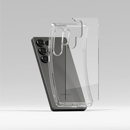 Custodia MagSafe per Samsung Galaxy S25 Ultra S938, Ringke, Fusion, Trasparente