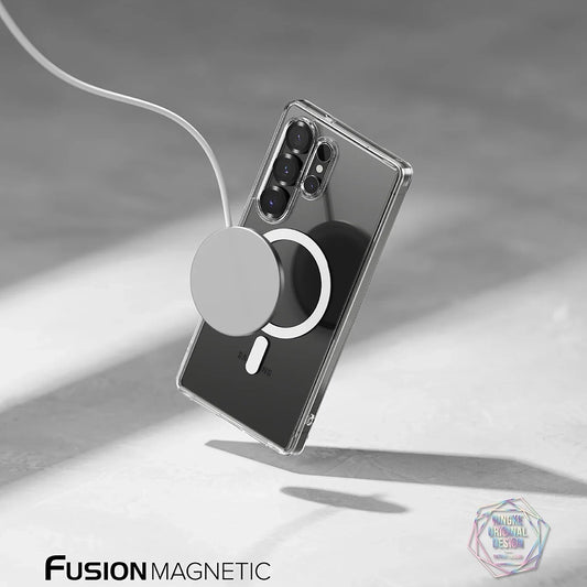 MagSafe-Hülle für Samsung Galaxy S25 Ultra S938, Ringke, Fusion, Matt Transparent