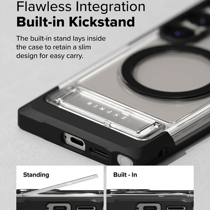 MagSafe Hülle für Samsung Galaxy S25 Ultra S938, Ringke, UX, Transparent