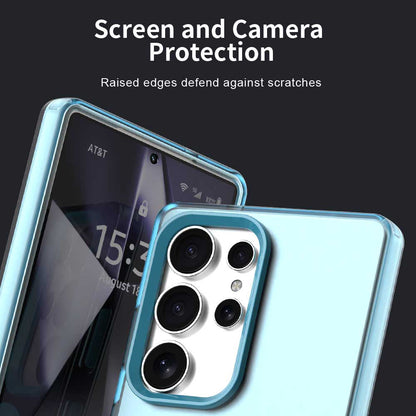 Custodia MagSafe per Samsung Galaxy S25 Ultra S938, Techsuit, CandyCase, Blu