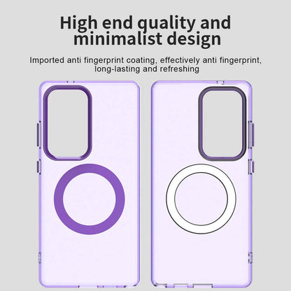 Custodia MagSafe per Samsung Galaxy S25 Ultra S938, Techsuit, CandyCase, Viola