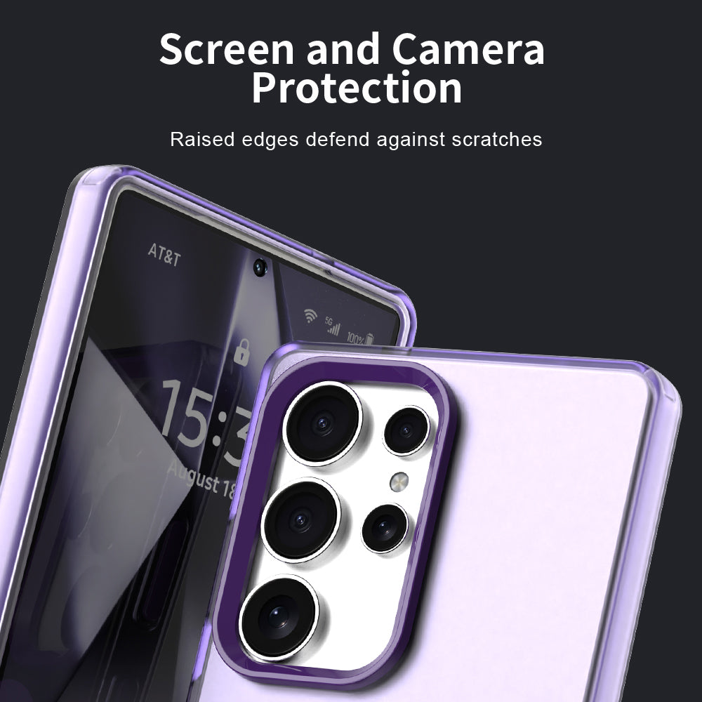 Custodia MagSafe per Samsung Galaxy S25 Ultra S938, Techsuit, CandyCase, Viola
