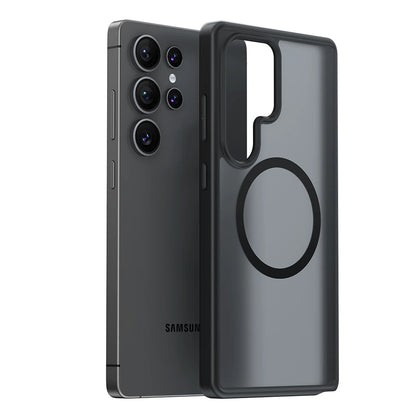 Custodia MagSafe per Samsung Galaxy S25 Ultra S938, Torras, Guardian, Nera