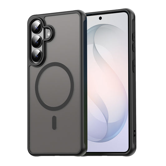 Coque MagSafe pour Samsung Galaxy S26 FE, Techsuit, HaloFrost II, Noire