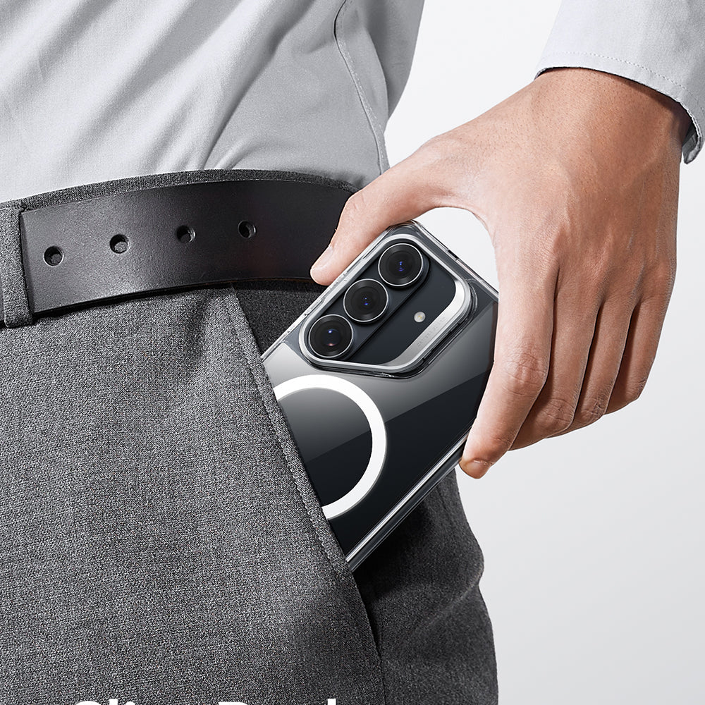 MagSafe Hülle für Samsung Galaxy S26, ESR, Classic Hybrid Kickstand, Transparent