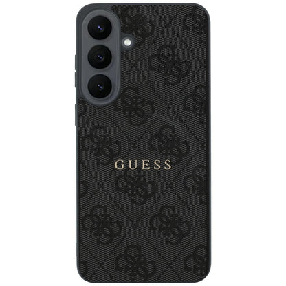Custodia MagSafe per Samsung Galaxy S26 FE S741, Guess, 4G Embossed Ring Classic Logo, nera