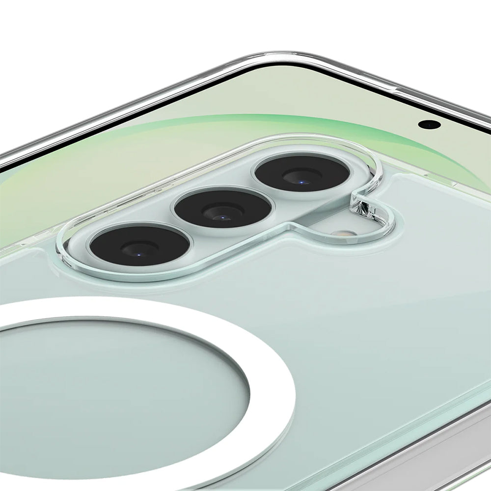 MagSafe-Hülle für Samsung Galaxy S26 FE S741, Spigen, Ultra Hybrid, Transparent Weiß ACS11636