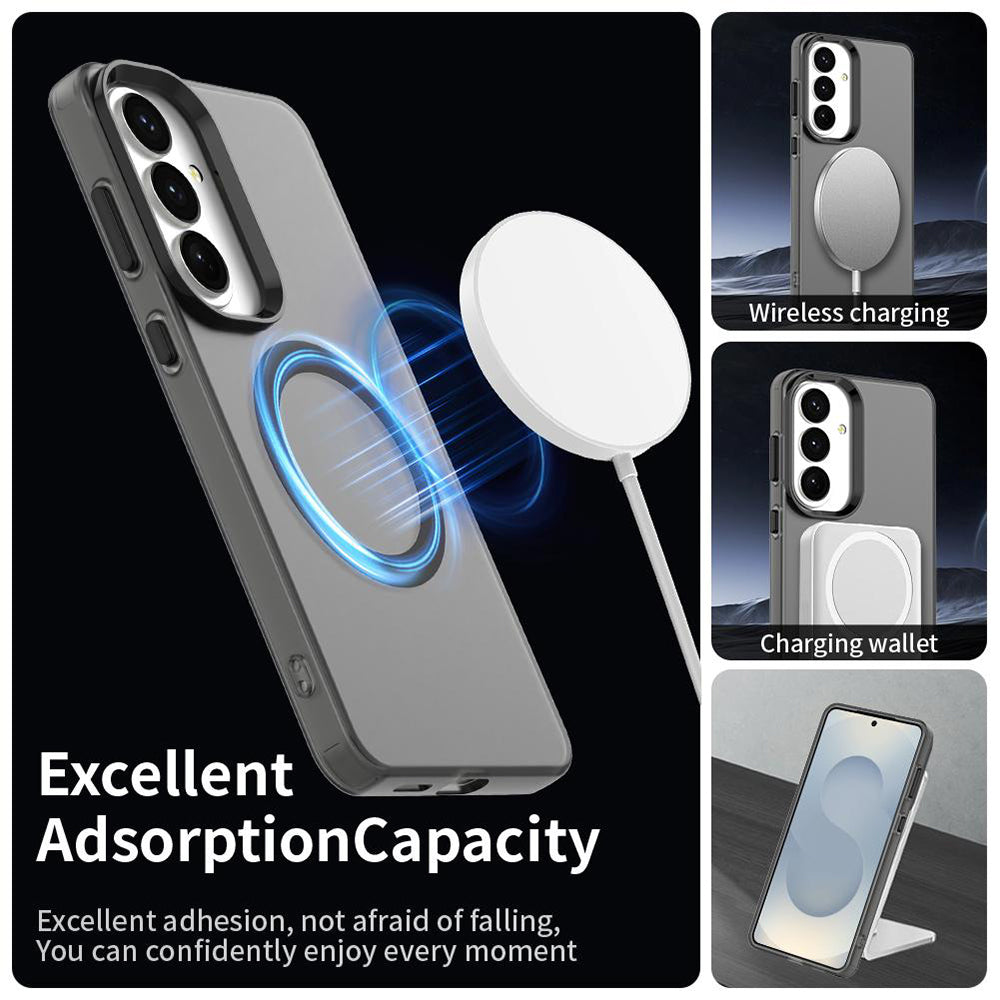 Coque MagSafe pour Samsung Galaxy S26 FE S741, Techsuit, CandyCase, noire