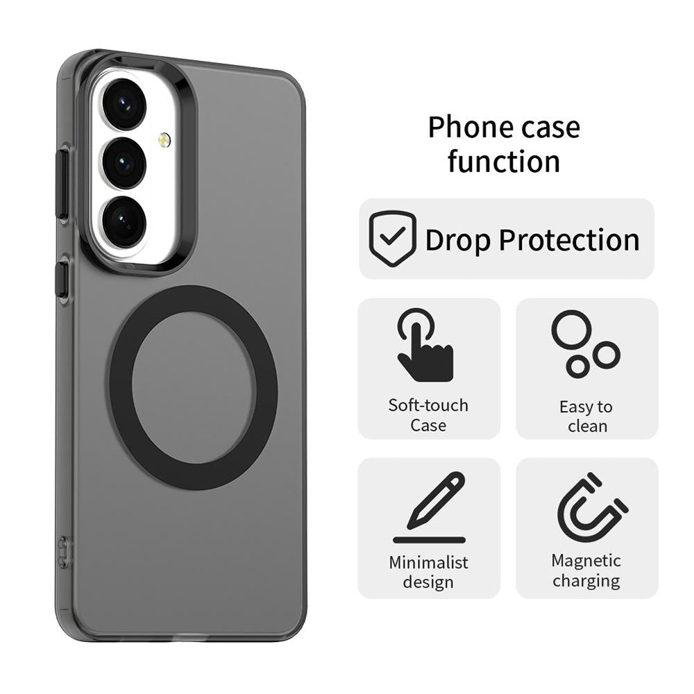 Coque MagSafe pour Samsung Galaxy S26 FE S741, Techsuit, CandyCase, noire