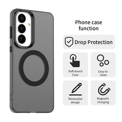 Coque MagSafe pour Samsung Galaxy S26 FE S741, Techsuit, CandyCase, noire