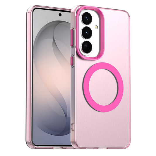 Custodia MagSafe per Samsung Galaxy S26 FE S741, Techsuit, CandyCase, rosa