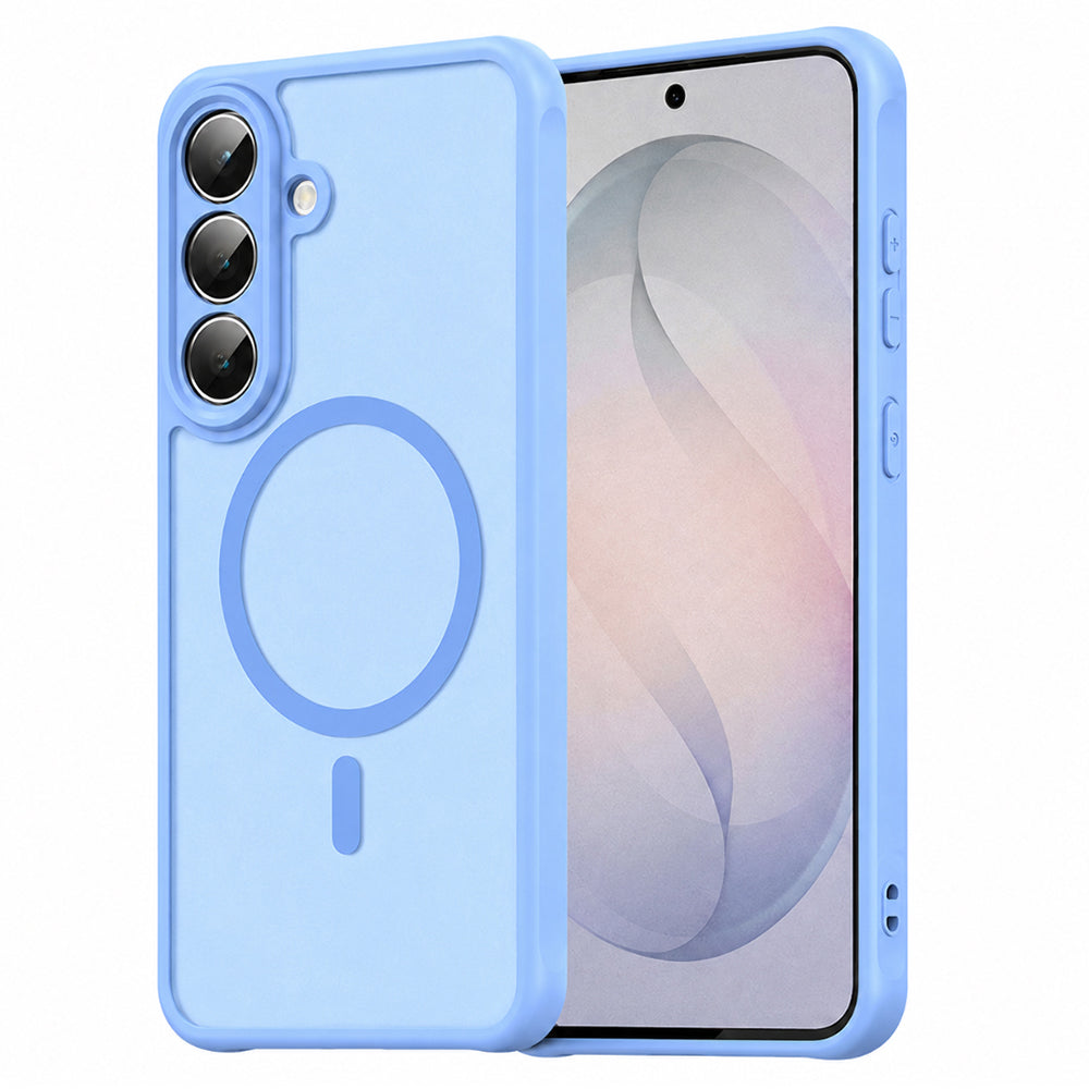 MagSafe-Hülle für Samsung Galaxy S26 FE S741, Techsuit, HaloFrost II, Blau