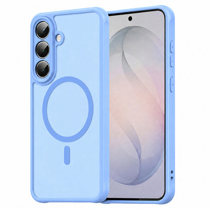 MagSafe-Hülle für Samsung Galaxy S26 FE S741, Techsuit, HaloFrost II, Blau