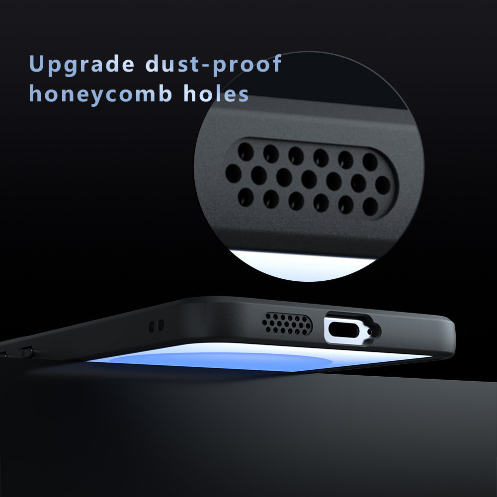 Custodia MagSafe per Samsung Galaxy S26 FE, Techsuit, PureFrost, Nero Satinato