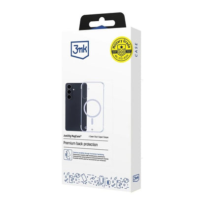Custodia MagSafe per Samsung Galaxy S26 Plus, 3MK, Just20g, Trasparente