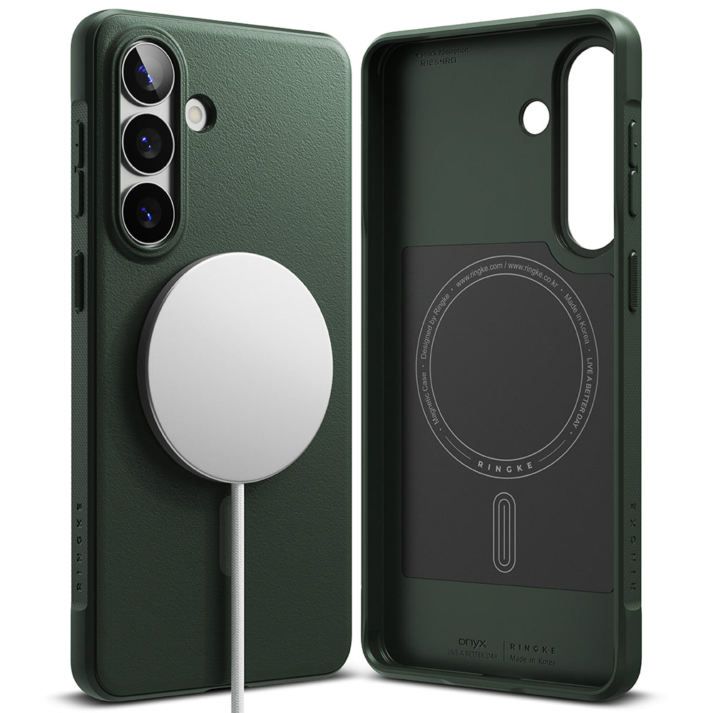 Custodia MagSafe per Samsung Galaxy S26 Plus, Ringke, Onyx, Verde Scuro