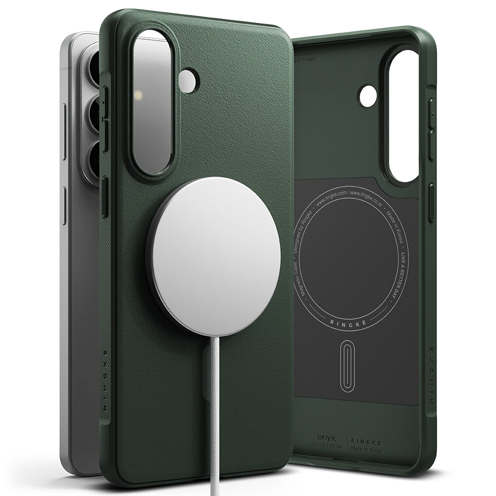 Custodia MagSafe per Samsung Galaxy S26 Plus, Ringke, Onyx, Verde Scuro