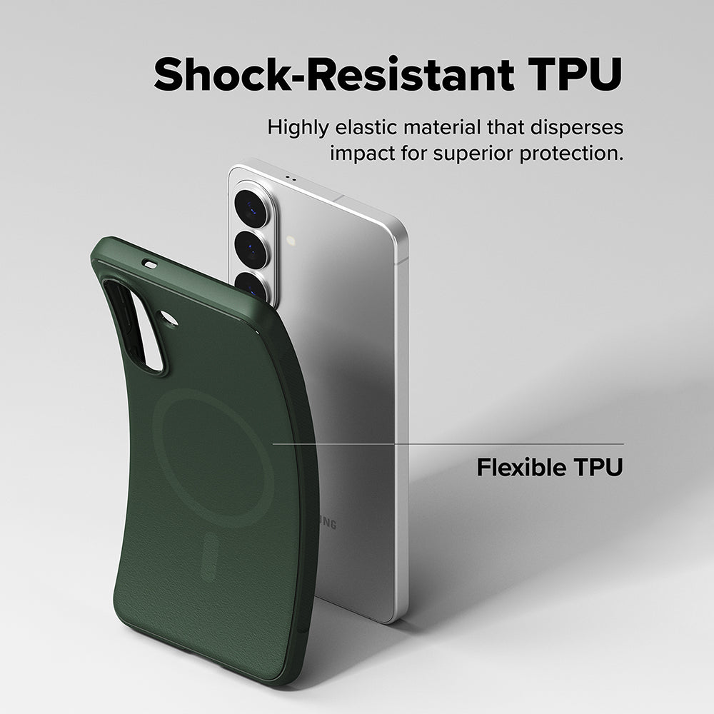 Custodia MagSafe per Samsung Galaxy S26 Plus, Ringke, Onyx, Verde Scuro