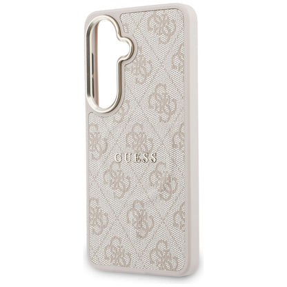 MagSafe Case for Samsung Galaxy S26 Plus S947, Guess, 4G Embossed Ring, Pink