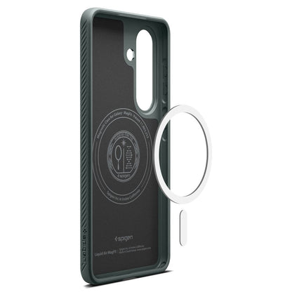 Custodia MagSafe per Samsung Galaxy S26 Plus S947, Spigen, Liquid Air, Verde ACS10706