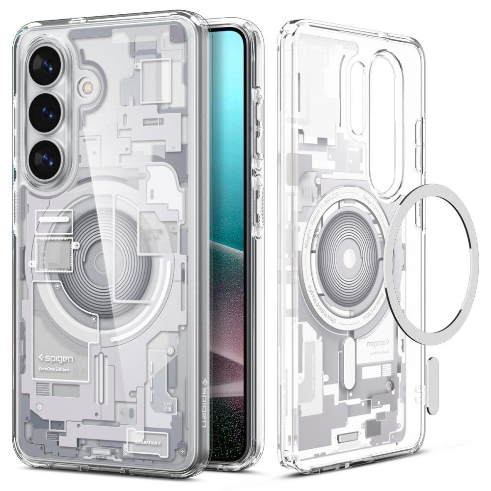MagSafe Hülle für Samsung Galaxy S26 Plus S947, Spigen, Ultra Hybrid Zero One, Weiß ACS10712