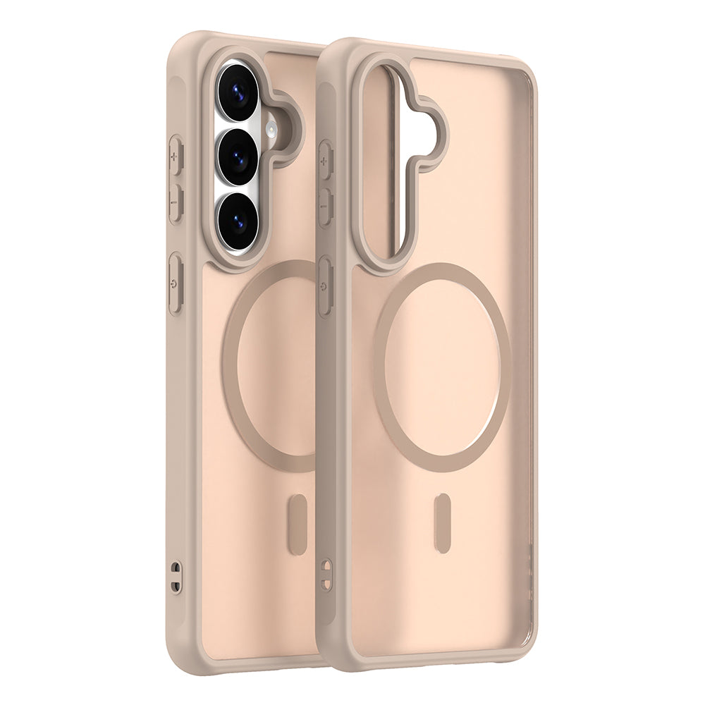 Custodia MagSafe per Samsung Galaxy S26 Plus, Techsuit, HaloFrost II, Dorata