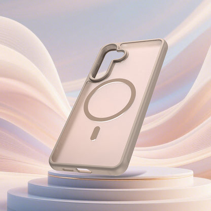 Custodia MagSafe per Samsung Galaxy S26 Plus, Techsuit, HaloFrost II, Dorata