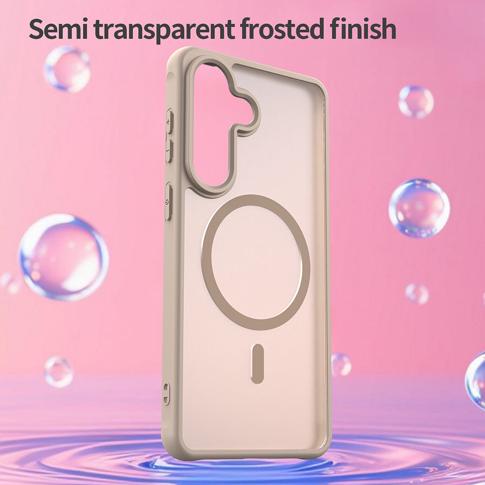 Custodia MagSafe per Samsung Galaxy S26 Plus, Techsuit, HaloFrost II, Dorata