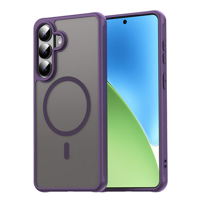 Custodia MagSafe per Samsung Galaxy S26 Plus S947, Techsuit, HaloFrost II, Viola