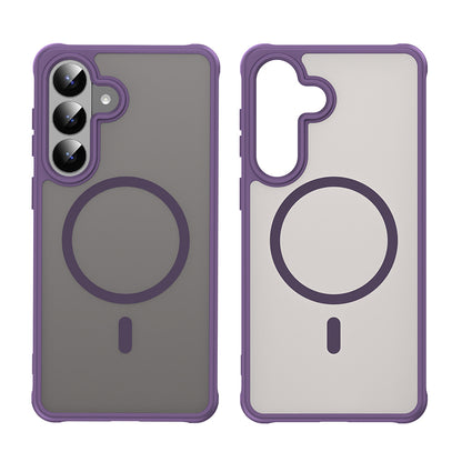 Custodia MagSafe per Samsung Galaxy S26 Plus S947, Techsuit, HaloFrost II, Viola