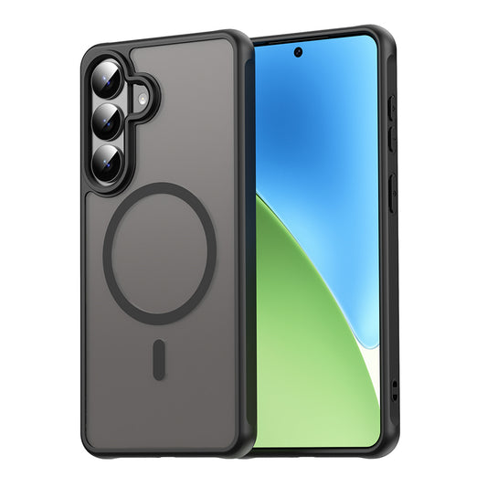 Custodia MagSafe per Samsung Galaxy S26 Plus, Techsuit, HaloFrost II, Nera