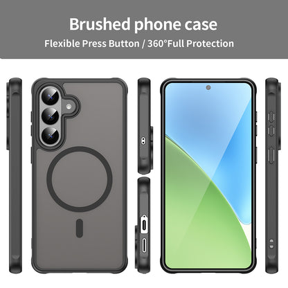 Housse MagSafe pour Samsung Galaxy S26 Plus, Techsuit, HaloFrost II, Noire