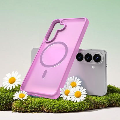 Custodia MagSafe per Samsung Galaxy S26 Plus, Techsuit, HaloFrost II, Rosa