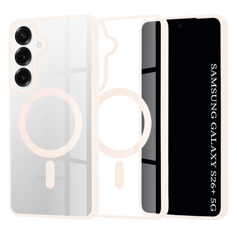 MagSafe Hülle für Samsung Galaxy S26 Plus, Techsuit, Pro, Rosa