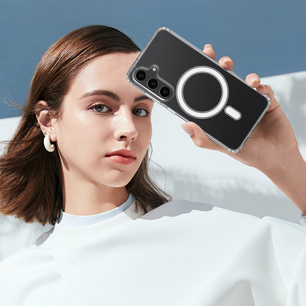 Étui MagSafe pour Samsung Galaxy S26 Plus, Techsuit, Pro, Transparent