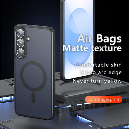 Custodia MagSafe per Samsung Galaxy S26 Plus, Techsuit, PureFrost, Nera Satinata