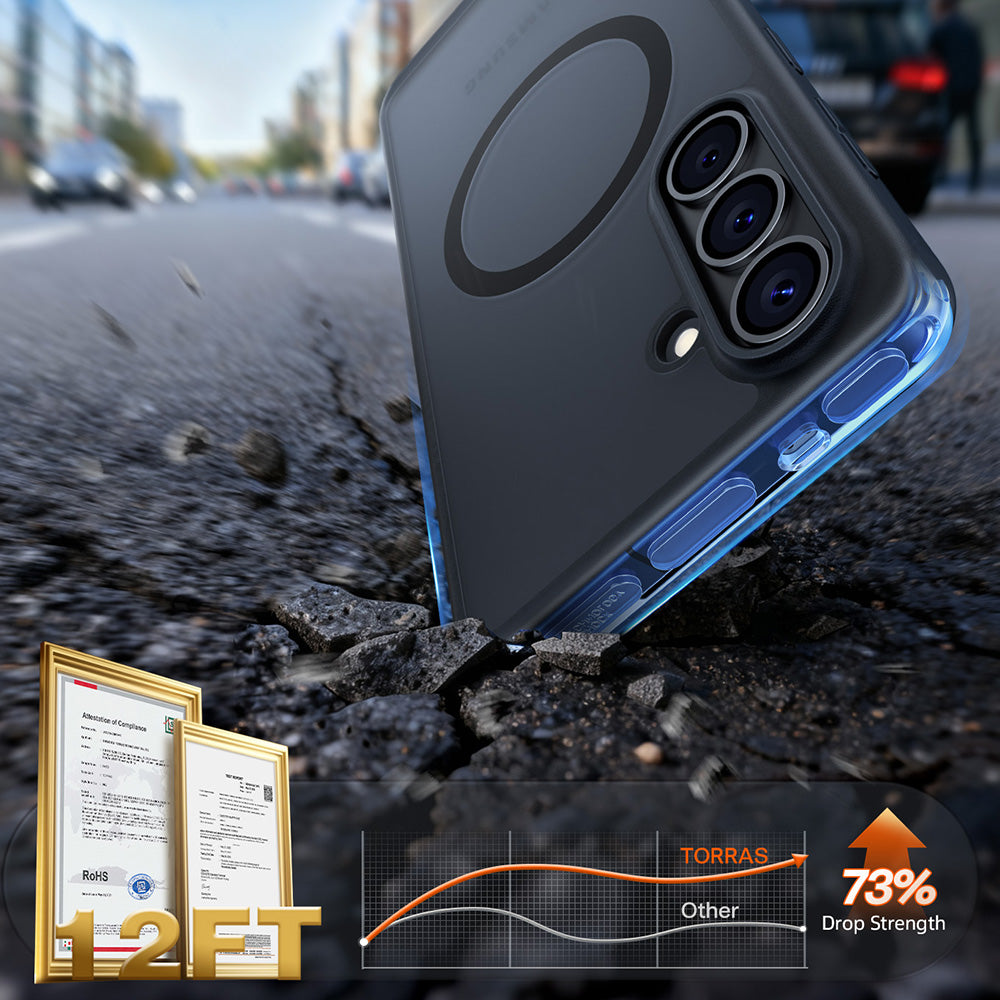 Custodia MagSafe per Samsung Galaxy S26 Plus, Torras, Guardian, Nera