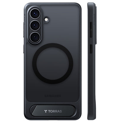 MagSafe Hülle für Samsung Galaxy S26 Plus, Torras, Pstand, Schwarz